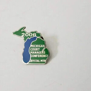 Michigan Court Managers Conference Lapel Pin 2006